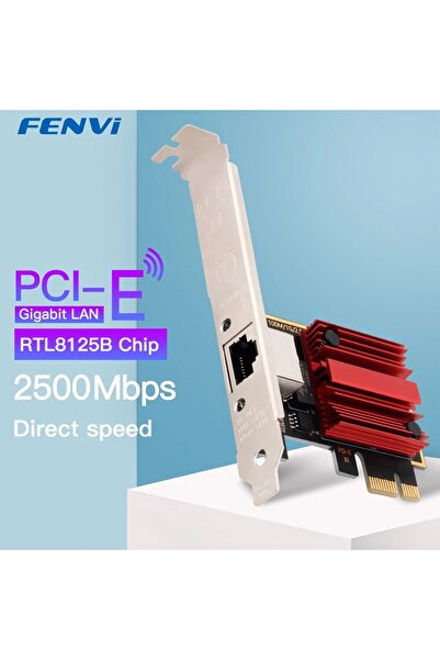 Choice FV-2.5G PCIE FENVI 2.5G PCI-E To RJ45 Network Card RTL8125B Chip 100/1...