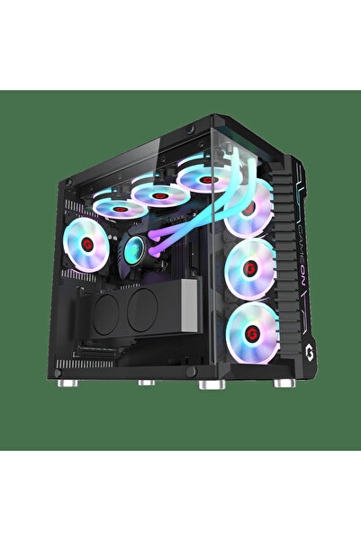 GAMEON Emperor Midnight III Series Mid Tower Gaming Case - Black