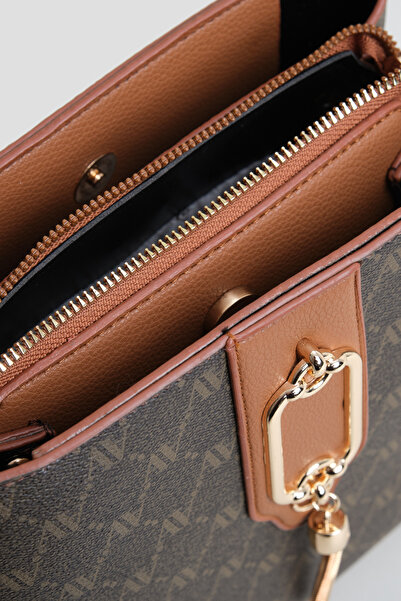 Armine Dotted Bag Brown