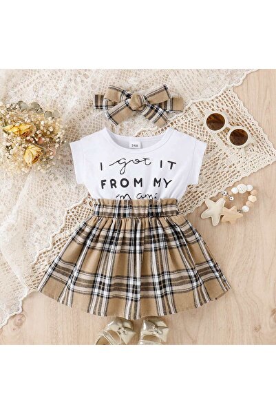 OEM Set cu carouri și bentiță în carouri