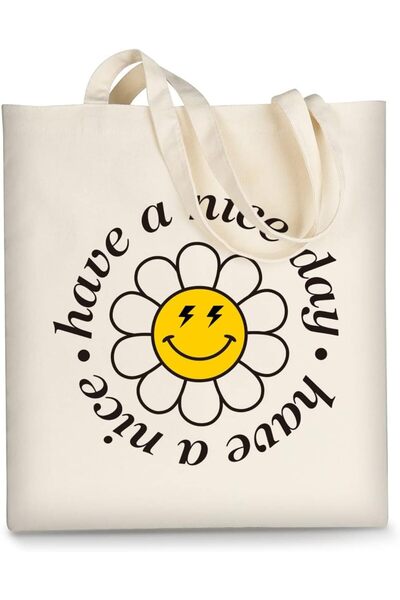 NASAQ Beautiful Canvas Tote Bag for Women by AUSVKAI