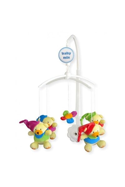 Babymix Καρουζέλ, Μείγμα για μωρά, Για κούνια, Με 5 Πελούς παιχνίδια, Αρκούδε...