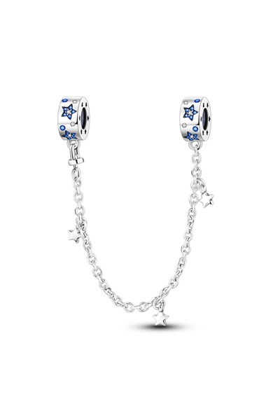 Choice17 KJC964 925 Sterling Silver Safety Chain Aircraft Earth Camera Daisy ...