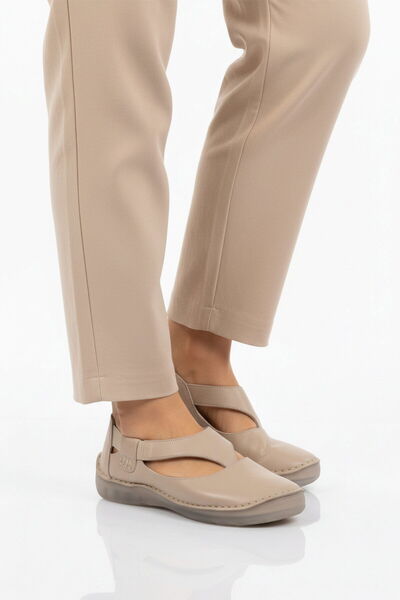 AYAKMOD Pantofi casual de damă Premium Mink piele naturală ergonomic 44284 Z