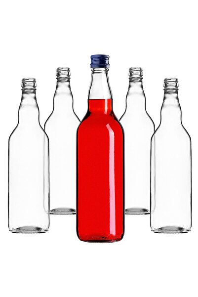 KADAX Sticlă de sticlă cu capac bleumarin, 700 ml, 10 bucăți