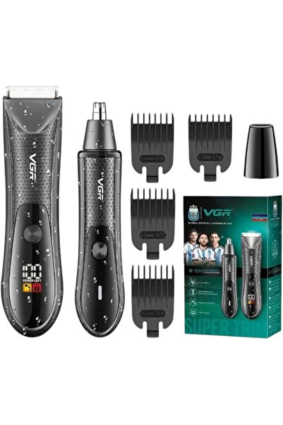Generic VGR Professional Hair, Nose Beard Trimmer for Men Hair Clipper Nose T...