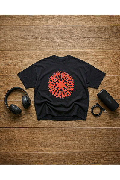 STİL-X Μπλουζάκι Red Hot Chili Peppers με στάμπα, Unisex, 100% βαμβακερό, Ove...
