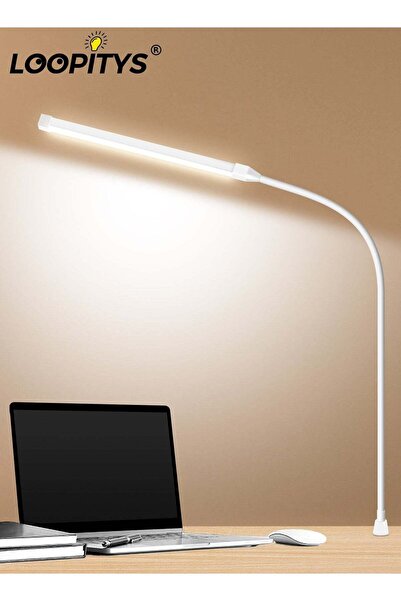 LOOPITYS LED Desk lamp with Clamp EyeCaring Clip on Lights for Home Office 3 ...