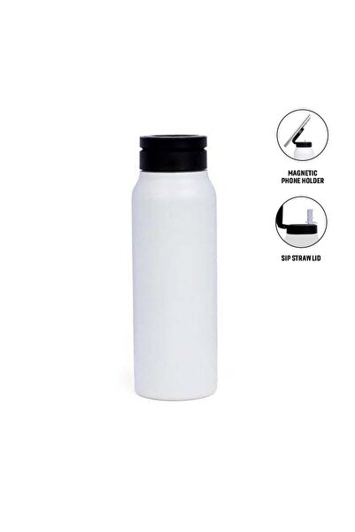 giftology FERRO - Magnetic Phone Holder Water Bottle 760ml - Sandstone