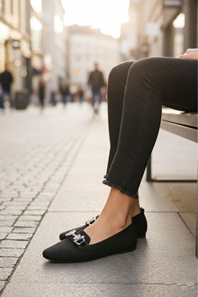 Papuçcity Sprs 03400 Γυναικείες καθημερινές λινές μπαλαρίνες