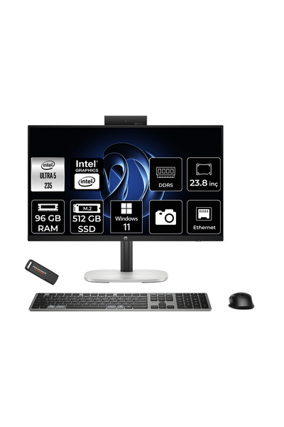 HP ProStudio 4 G1i Ultra 5 235T 96GB 512GB SSD 23.8" FHD W11H Touch All in On...