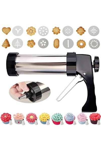 Generic 16-in-1 Cookie Making Machine, Cookie Gun Set, Confectionery Mold Set