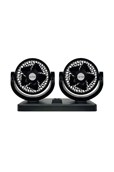 Primo Plus مروحة سيارة DX2567 برأسين وخمس شفرات، هادئة وموفرة للطاقة، ذات تدف...