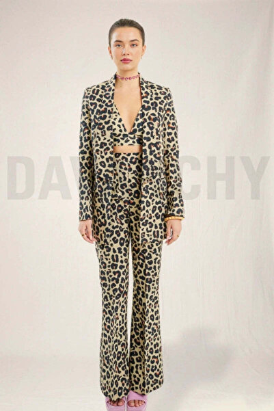 davanchy Women Leopard Print 3 Piece Designer Co-ord Set | Casual Wear Three ...