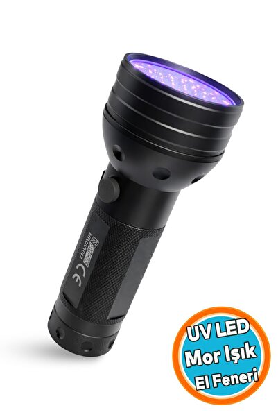 NZB UV Led El Feneri Alüminyum Gövde Mor Işık Geçersiz Para Tespiti Klima Gaz...