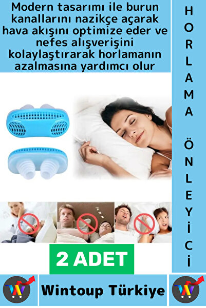 Wintoup #HorlamaÖnleyici Rahat Nefes Alıp Verme Uyku Seyahat Horlama Azaltıcı...