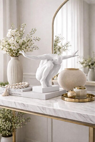 ersu store Atlet Soyut Sanat Heykeli Iskandinav Dekoratif Hediyelik Ev Ofis B...