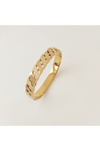 GenelTedarik ÇELİK GOLD KUMLAMA DESENLİ BİLEZİK