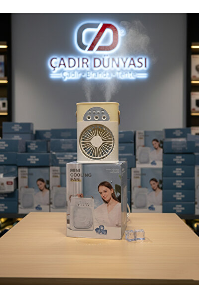 Çadır Dünyası Kamp Ekipmanları Çadır Dünyası Mini Cooling Fan - 3'ü 1 Arada T...