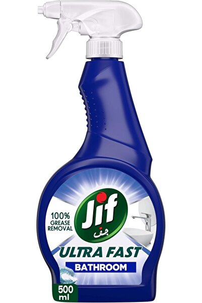 Jif بخاخ منظف فائق السرعة للحمام، يزيل الصابون والترسبات الكلسية بنسبة 100%، ...