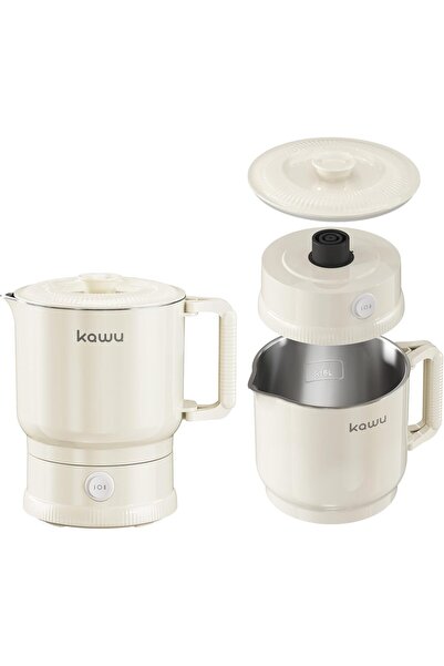 kawu 800ml Foldable Travel Electric Kettle 316 Stainless Steel Liner Auto Shu...