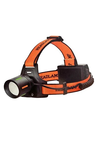 COBA Lanternă frontală LED reîncărcabilă, CB-T67-3, trei baterii, baterie ext...