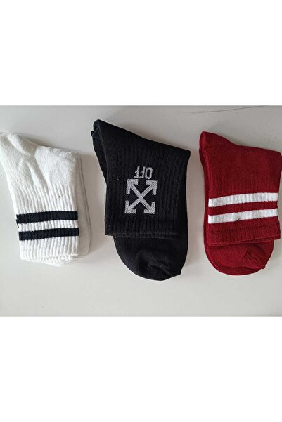 DENİKK TREND UNISEX 3-ПАКЕТ КОЛЕЖНИ ЧОРАПИ СПОРТНИ ЧОРАПИ