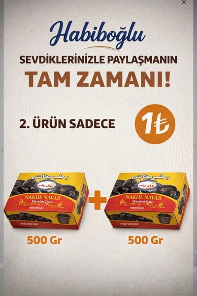 habiboğlu Habiboğlü Iran Hurması- 500 gr