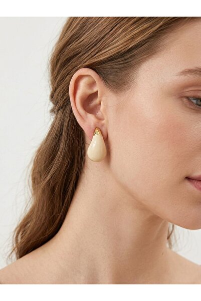 Vinlora Design Cream Drop Earrings Elegant Design Nail Model Women's Earrings...