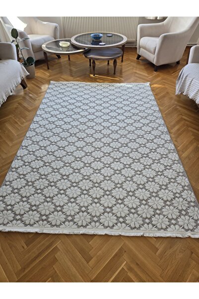ANUTYA HOME Enjoy 0221 Krem A.Gri İskandinav Sisal Bukle Yumuşak Özel Ölçü Sa...
