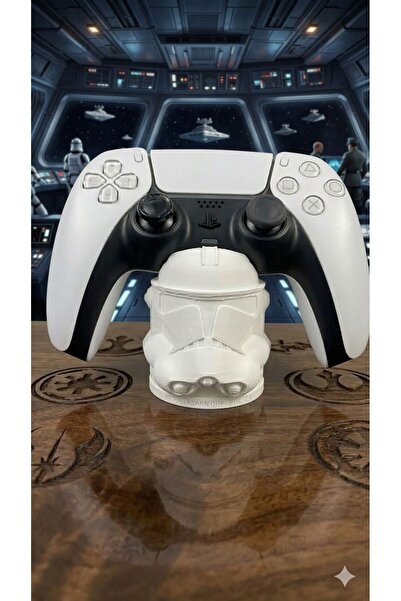 DigiArtisan3D Stormtrooper Figürlü PS5/Xbox Joystick Standı - Xbox/PS5 Contro...