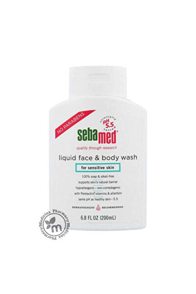 Sebamed LIQUID FACE & BODY WASH 200ML