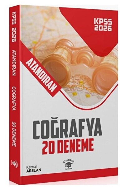 CBA Akademi Atandıran 2026 KPSS Coğrafya 20 Deneme Çözümlü - Kemal Arslan Ata...