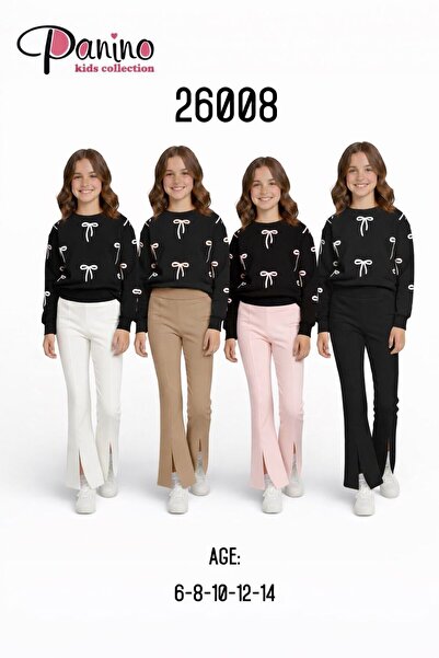 panino kids SET DUBLU CU COLANȚI PENTRU FETE evazat