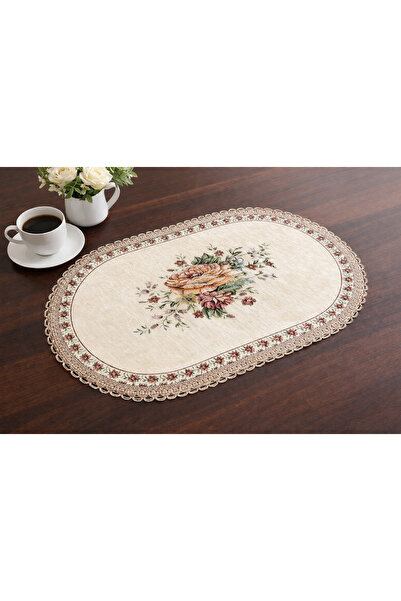 Yeshome Collection غطاء طاولة قهوة بيضاوي الشكل مقاس 40x60 من فينتاج بوكيت جو...