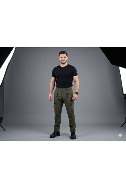 barozzi Erkek tactical outdoor kargo cepli haki pantolon 511 su itici shotf s...