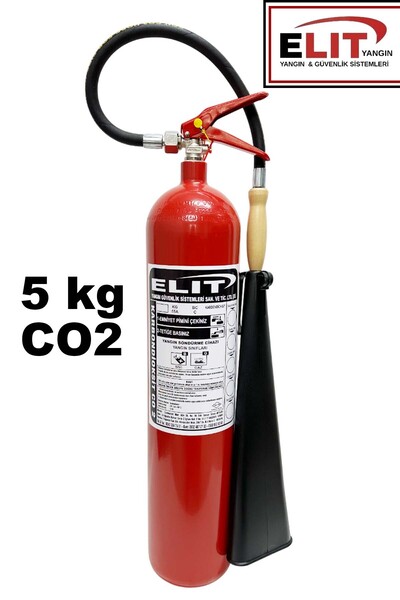 ELİT YANGIN VE GÜVENLİK SİSTEMLERİ 5 KG(CO2) KARBONDİOKSİTLİ YANGIN SÖNDÜRME ...