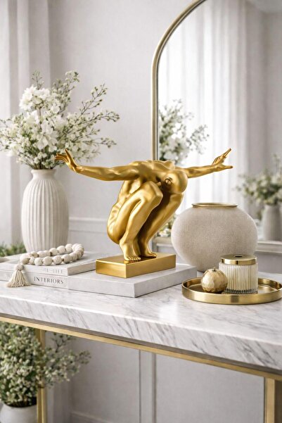 ersu store Atlet Soyut Sanat Heykeli Iskandinav Dekoratif Hediyelik Ev Ofis B...