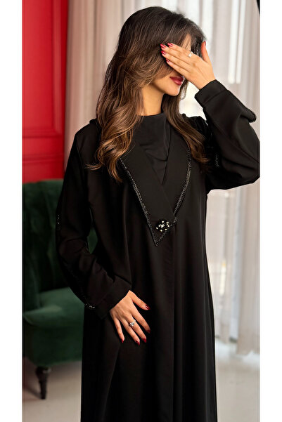 GEYAHEB عباية مميزة قماش بليزر بربطه مميزة وطقطق ملكي