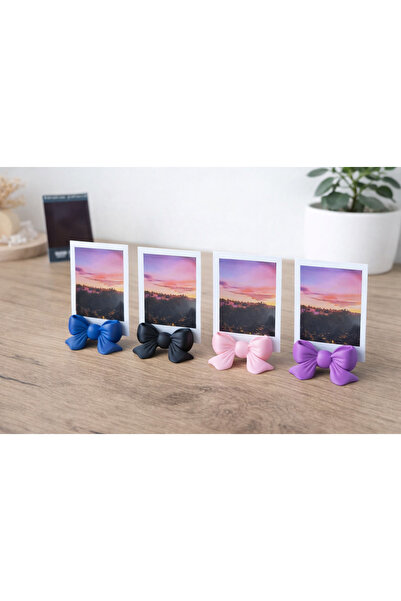Miolette Bowknot Photo & Note Holder (3 Pieces of Ribbon/Bow)