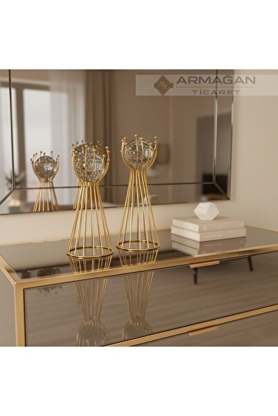 Armağan METAL GÜLDALI OLİMPİK 2Lİ SET-Gold