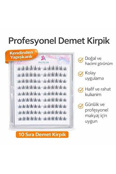 Pastelya Kendinden Yapışkanlı DEMET Kirpik - KAPAKLI 2