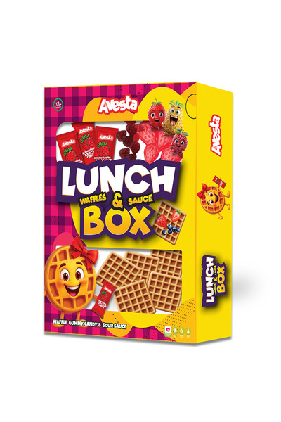Avesta Candy Lunch Box Waffles & Sauce