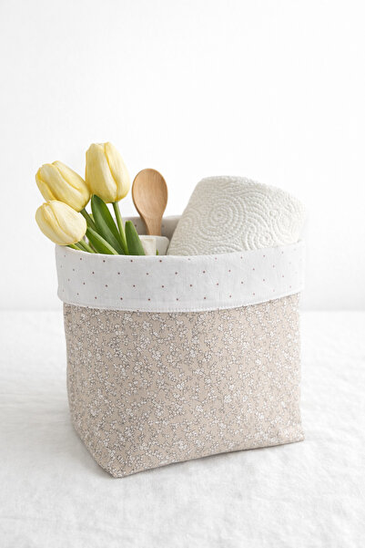 Rosalyabag منظم سلة الملابس منقوش