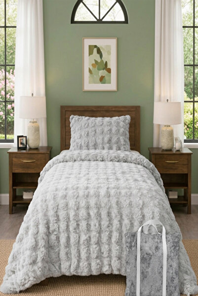 aymira home Bubble Plush Single Bedspread Set with Case Bag Gifts 170X220Cm +...