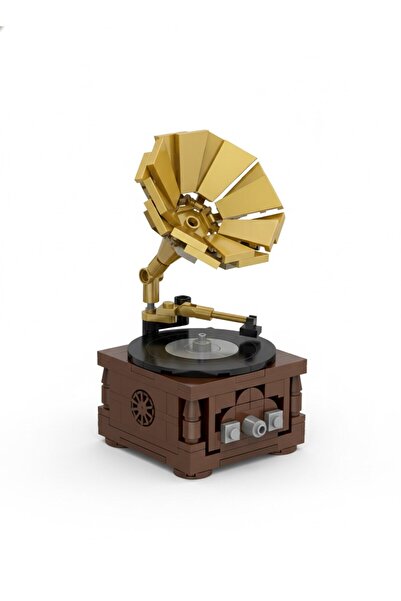 hak-iş oyuncak Gramophone Building Blocks 187 Pieces