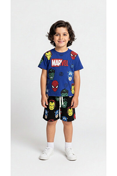 Booni Jooni طقم شورت بشخصيات مارفل