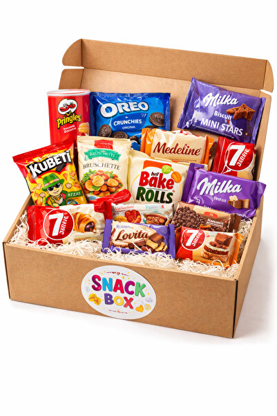 OEM Mega Snack Box – Cutie Mare cu Dulciuri și Snacks (Pringles, Oreo, Milka,...