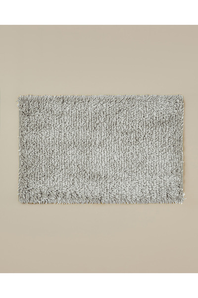 English Home Silky Shine Kaydırmaz Taban Banyo Paspası 50x80 cm Gri