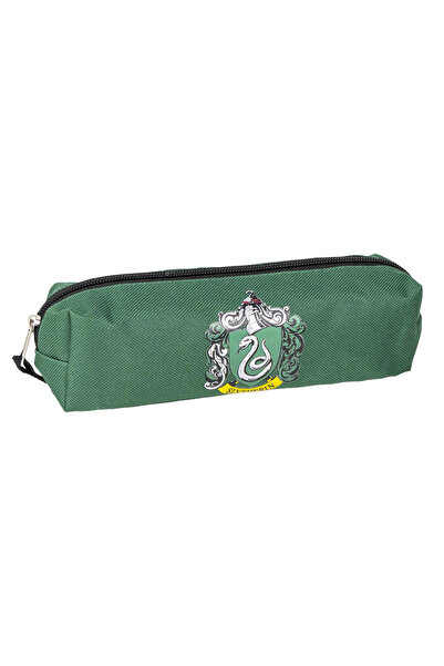 Harry Potter Pencil case with 1 compartment Slytherin, 20x5x5 cm Green